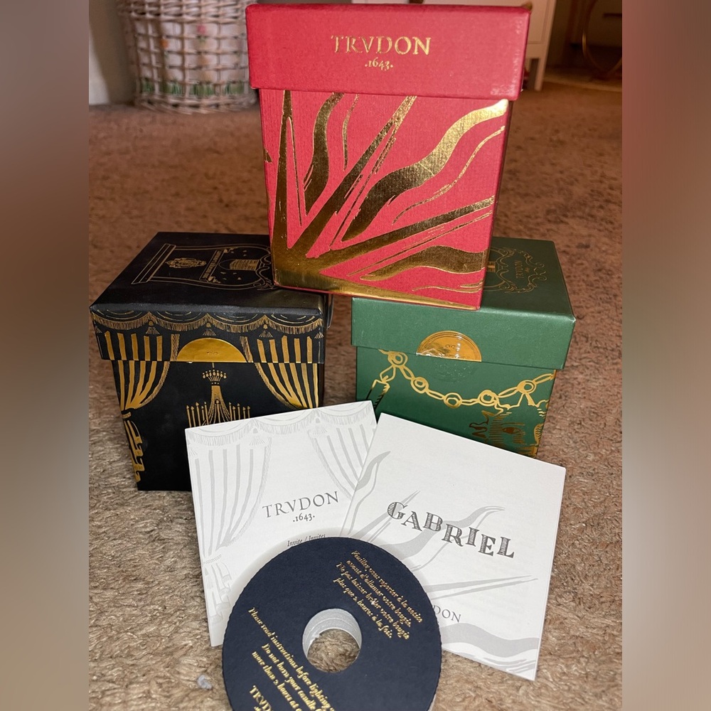 BOXES ONLY Cire Trudon Holiday Limited Edition Candle Box Lot